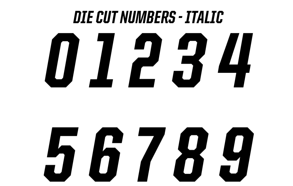 Die-Cut Number Kits (0-9)
