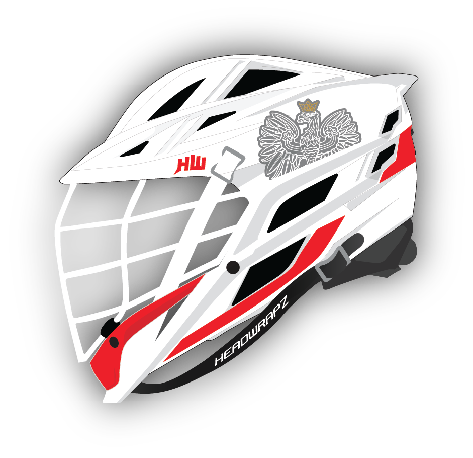 Team Poland Lacrosse Decal Set
