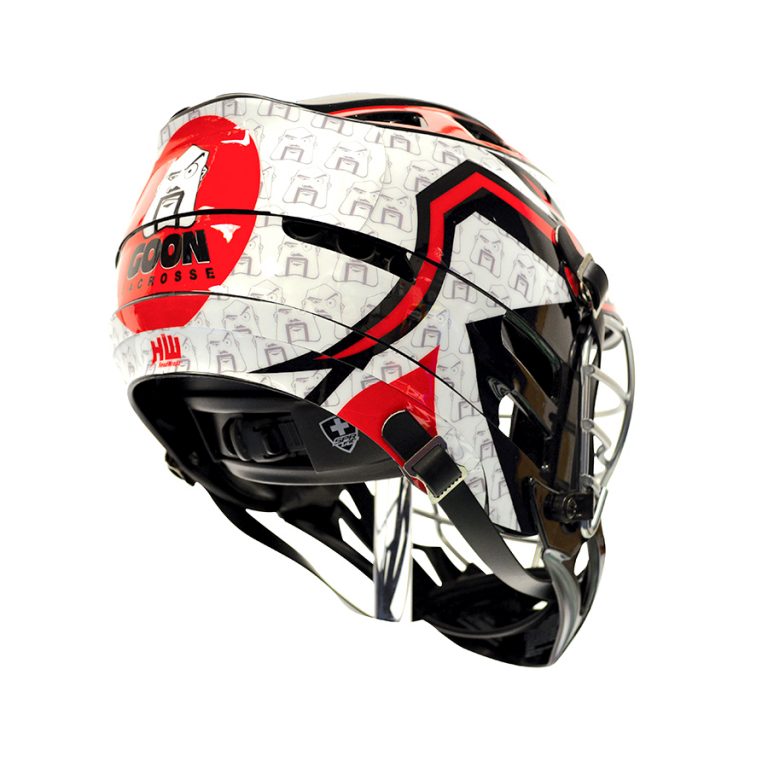 Single lacrosse helmet wraps