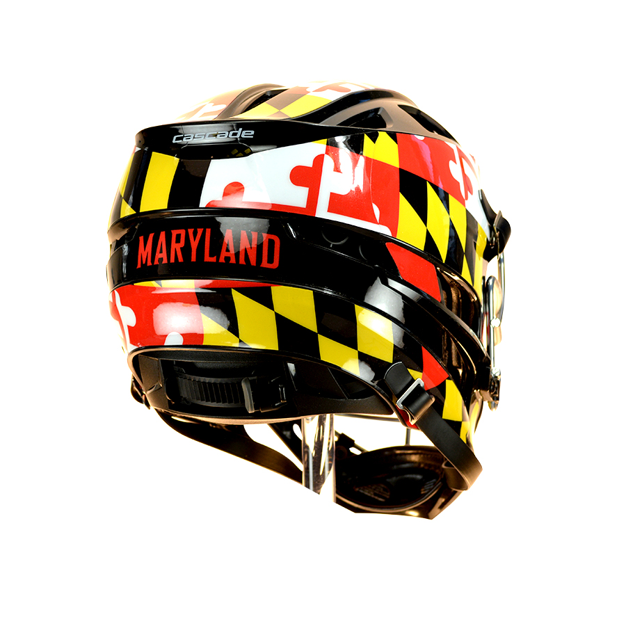 Distressed Maryland Fire Helmet Wrap.